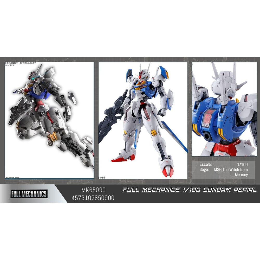 gundam aerial full mechanics 1 100 mobile suit gundam model