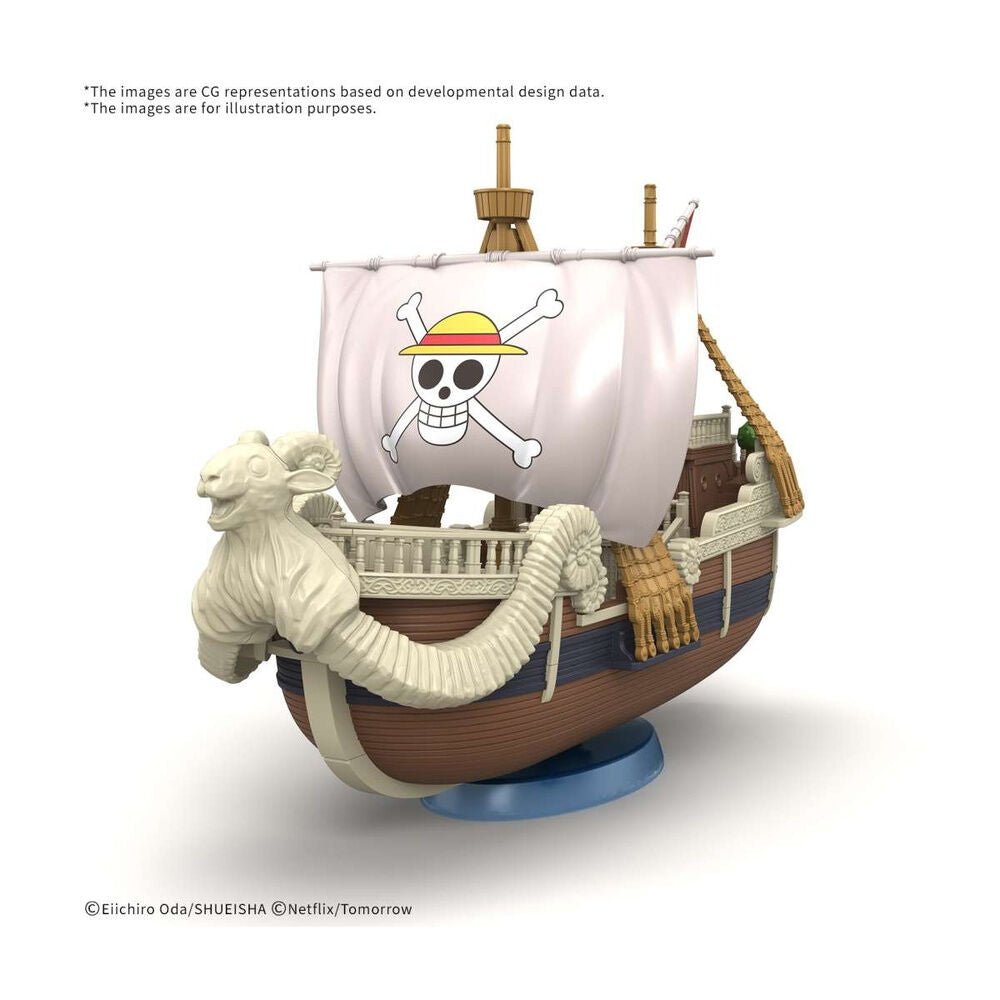 Maquette de figurine Go Merry Netflix Grand Ship Collection One Piece