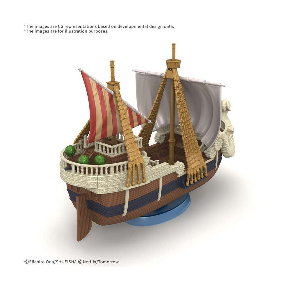 Maquette de figurine Go Merry Netflix Grand Ship Collection One Piece