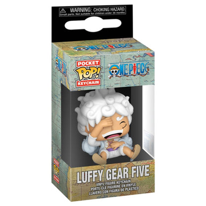 pocket pop one piece luffy gear 5 keychain