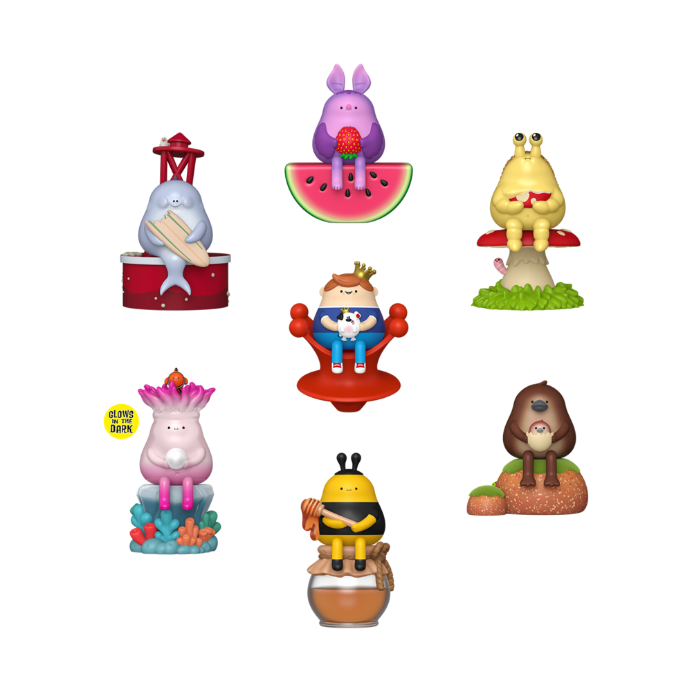 Vinyl figure Blind Box Animal Afternoon Blonks assorted