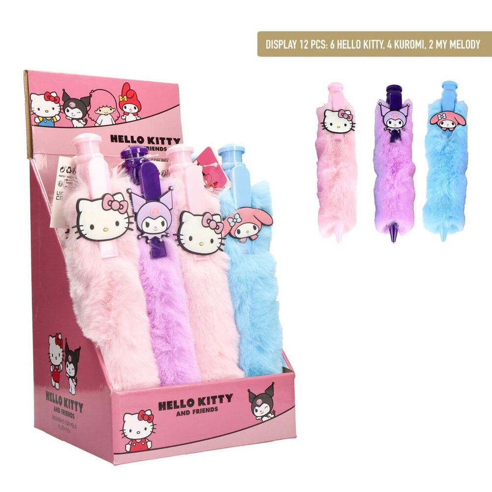 hello kitty plush pen assorted