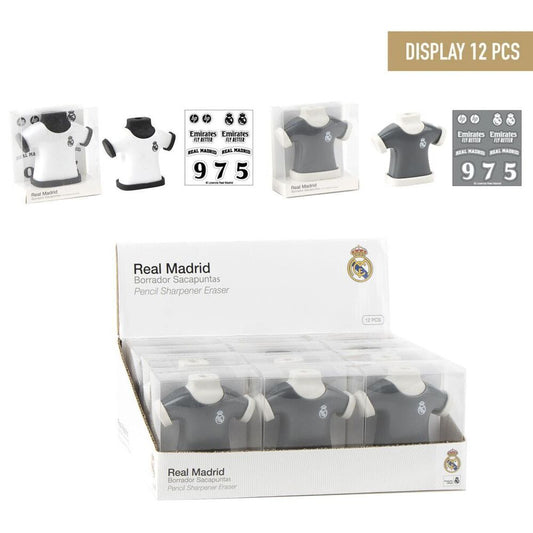 real madrid eraser pencil sharpener assortment