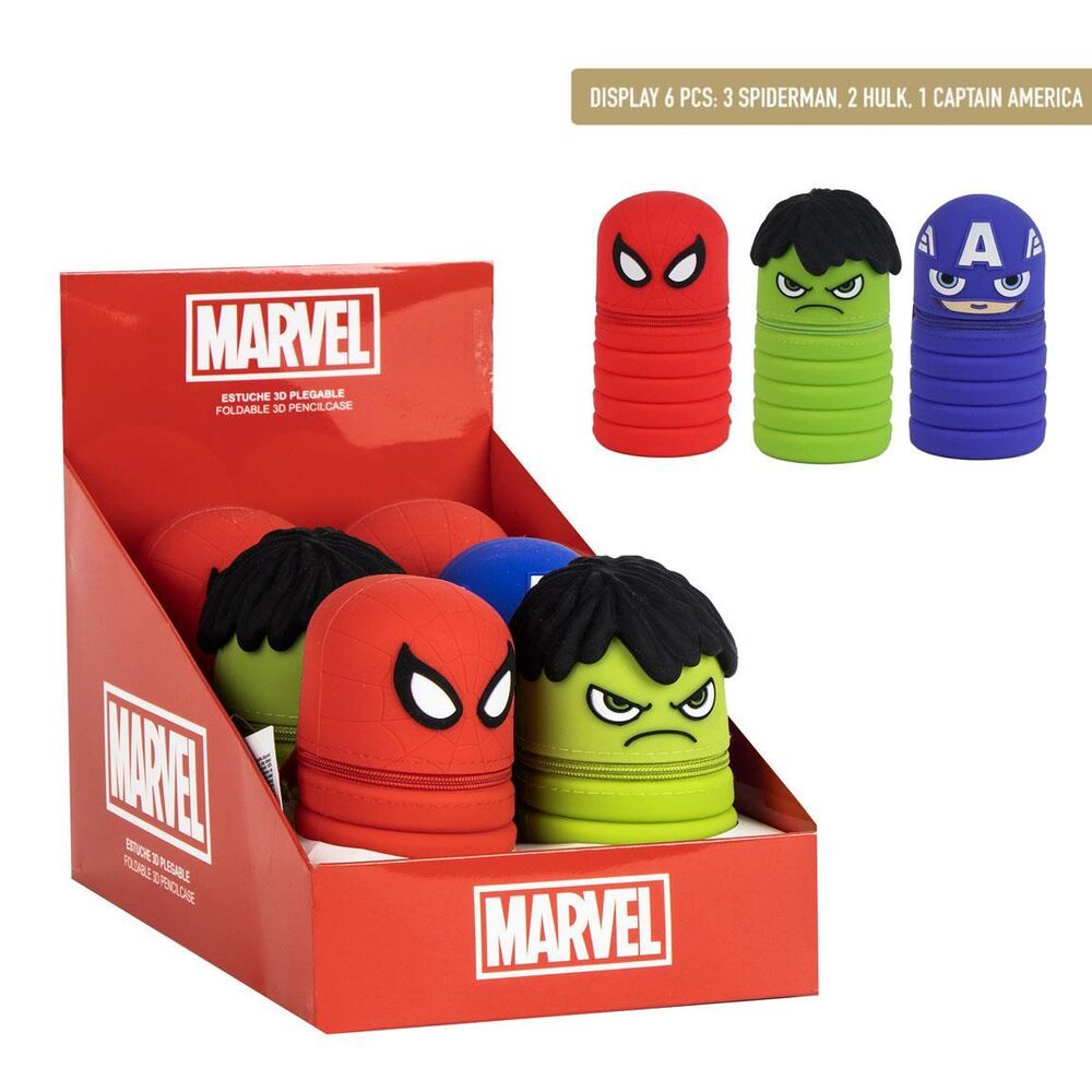 avengers marvel pencil case assortment