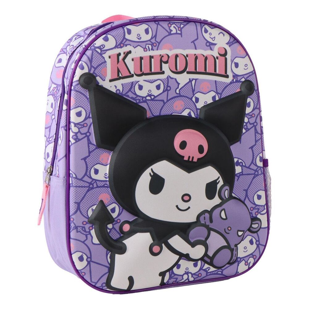 Zaino Kuromi Hello Kitty 3D da 30 cm
