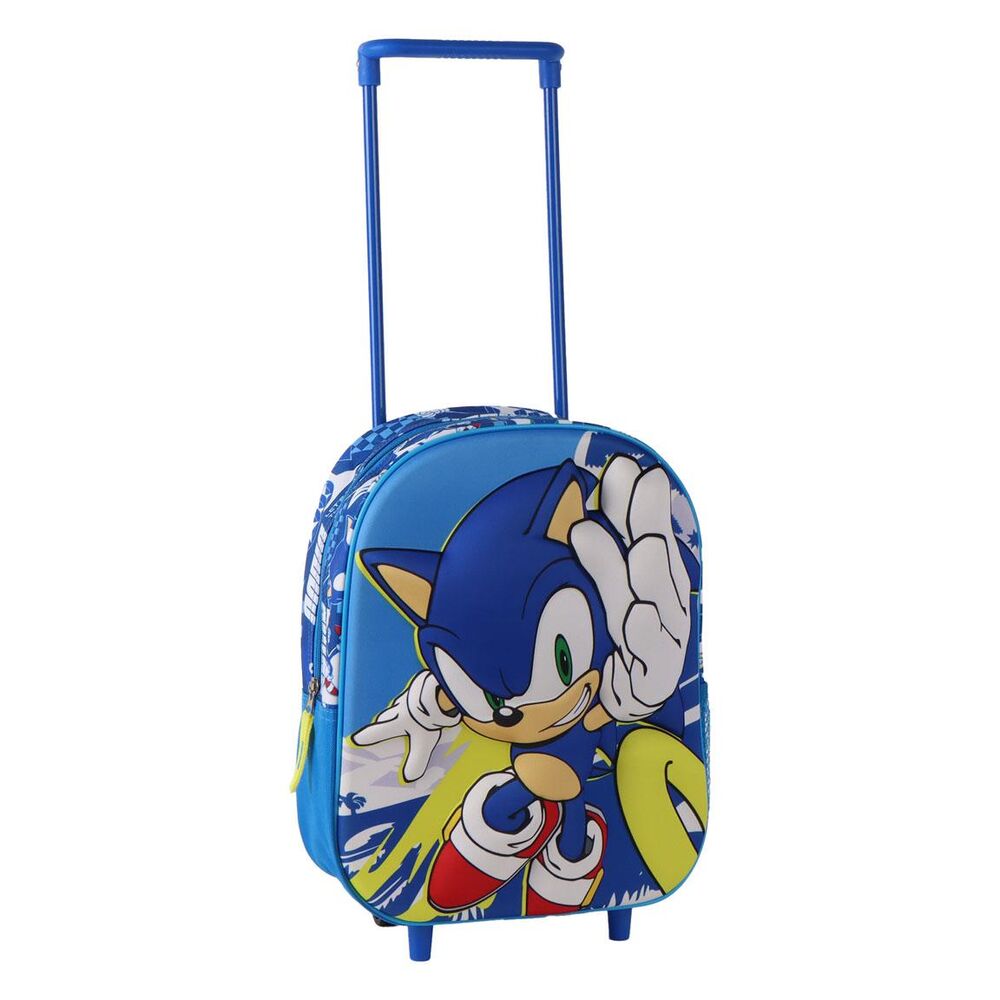 3d sonic the hedgehog trolley 30cm