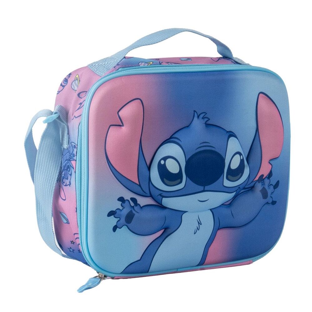 3d stitch disney lunch bag