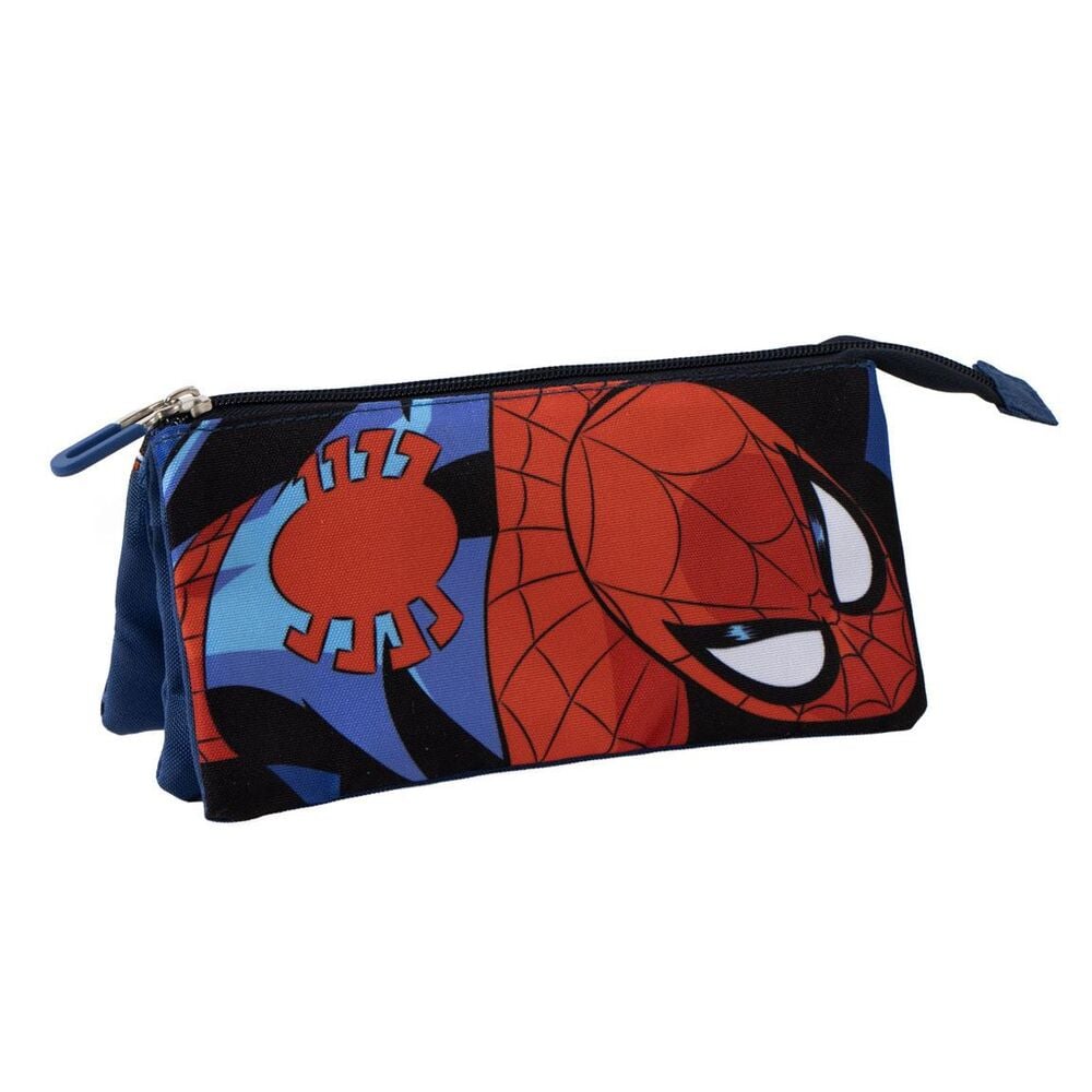 Spiderman Marvel triple pencil case