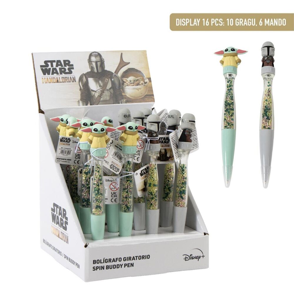 star wars the mandalorian rotating pen assortment