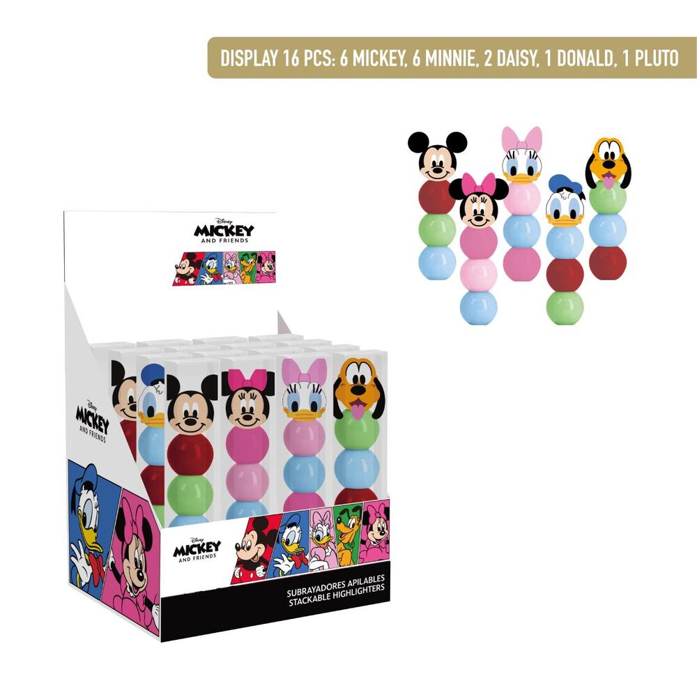 assorted disney stackable highlighter