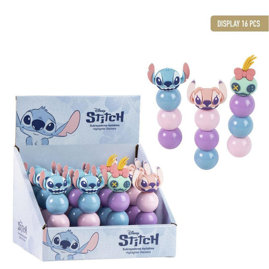 assorted stitch disney stackable highlighters
