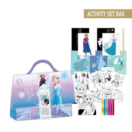 disney frozen colorable bag set