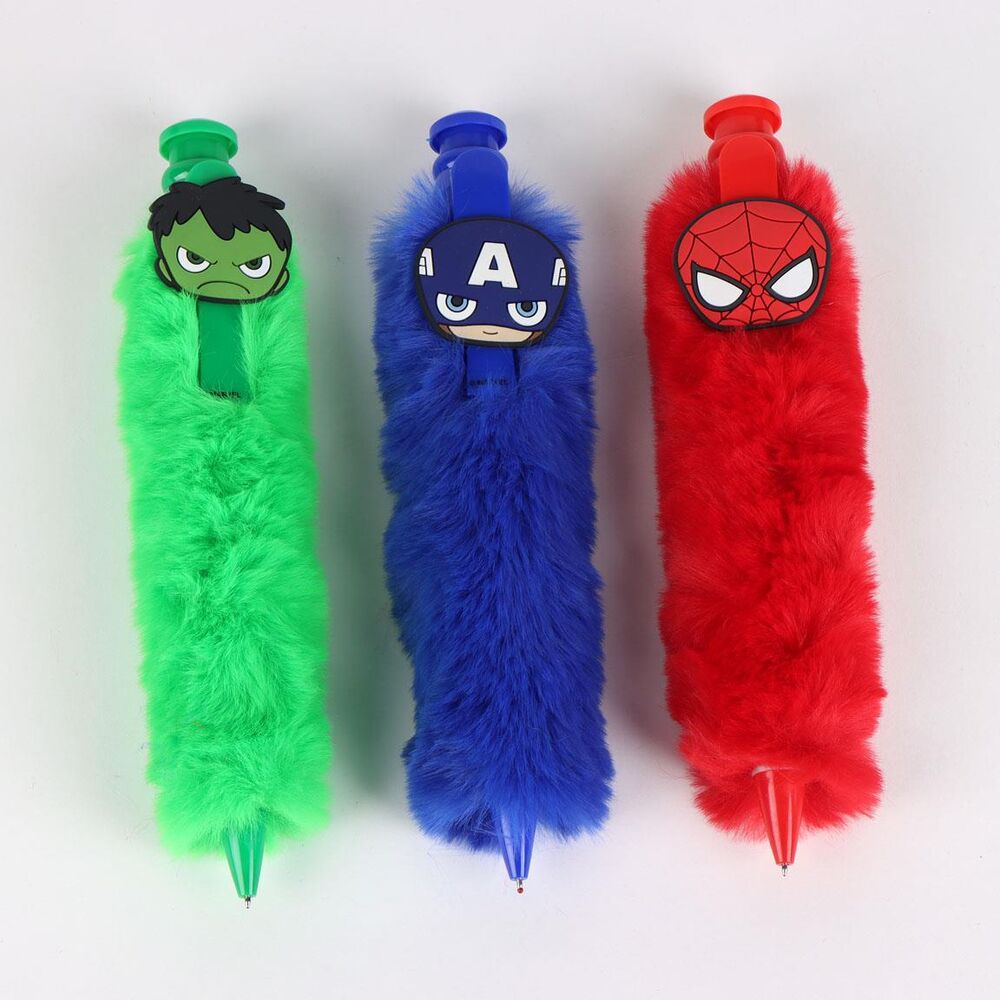Bolígrafo de peluche de los Vengadores Marvel Surtido