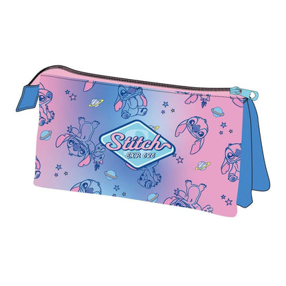 Stitch Disney triple pencil case
