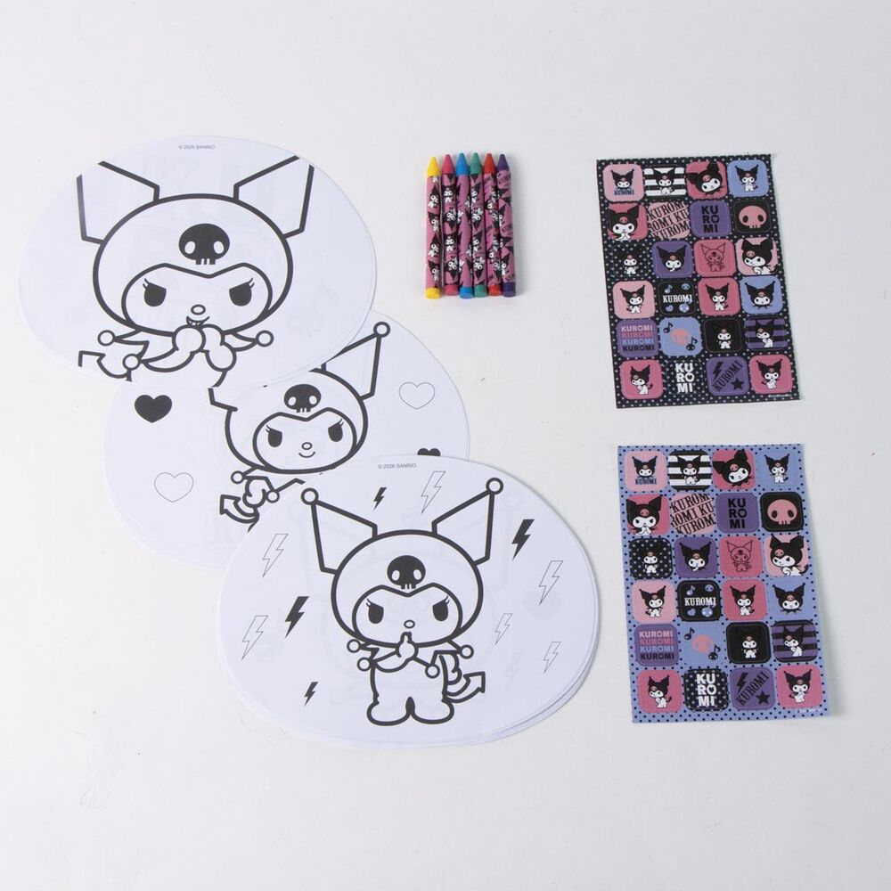 Kuromi Hello Kitty Malbuch