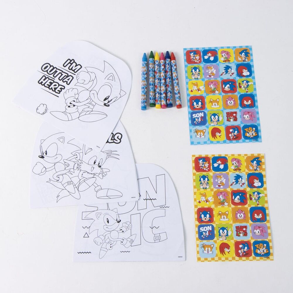 Sonic the Hedgehog coloring activity album
