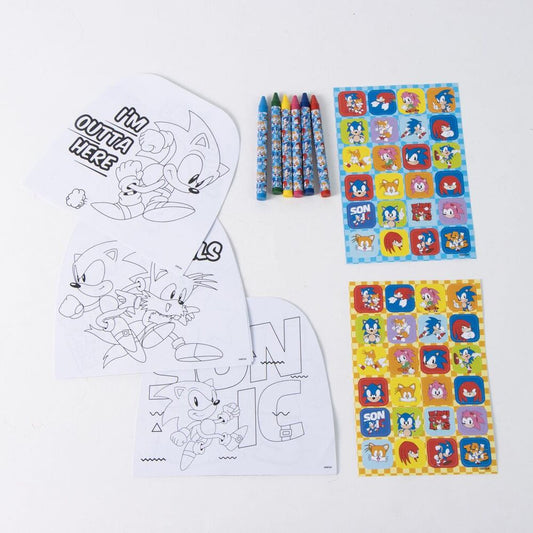 Sonic the Hedgehog coloring activity album