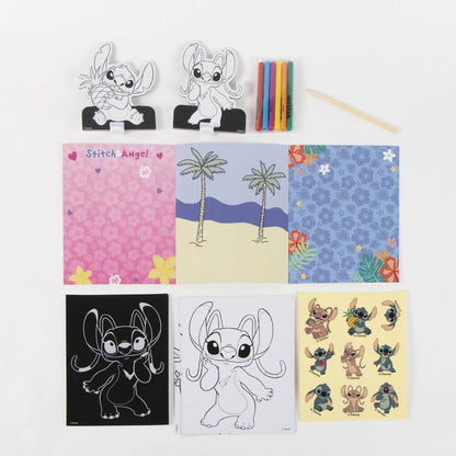 Set de bolsas para colorear de Stitch de Disney