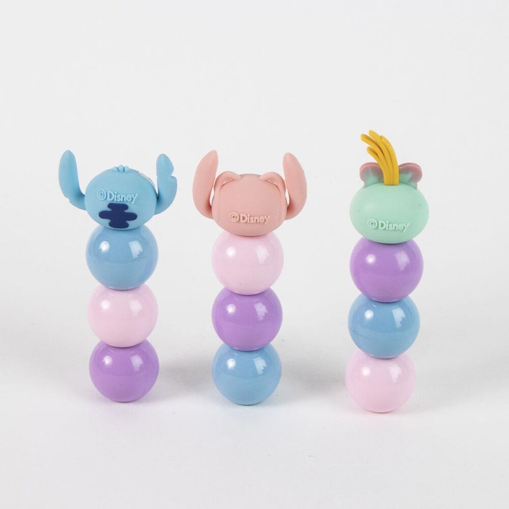 Verschiedene stapelbare Textmarker mit Stitch Motiven von Disney