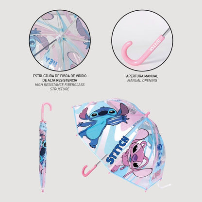 Stitch Disney Bubble Manual Umbrella 45cm