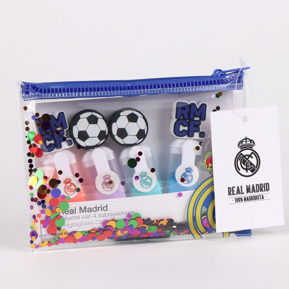 Real Madrid 4er Set Textmarker (sortiert)