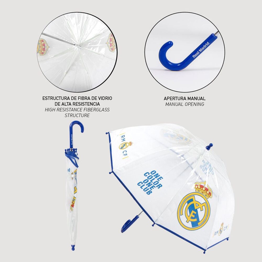 Guarda chuva manual do Real Madrid 45cm