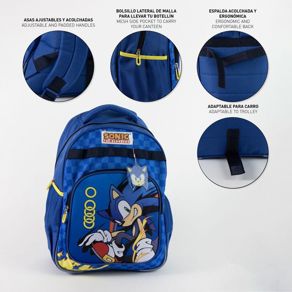 Sonic the Hedgehog backpack 42cm adaptable