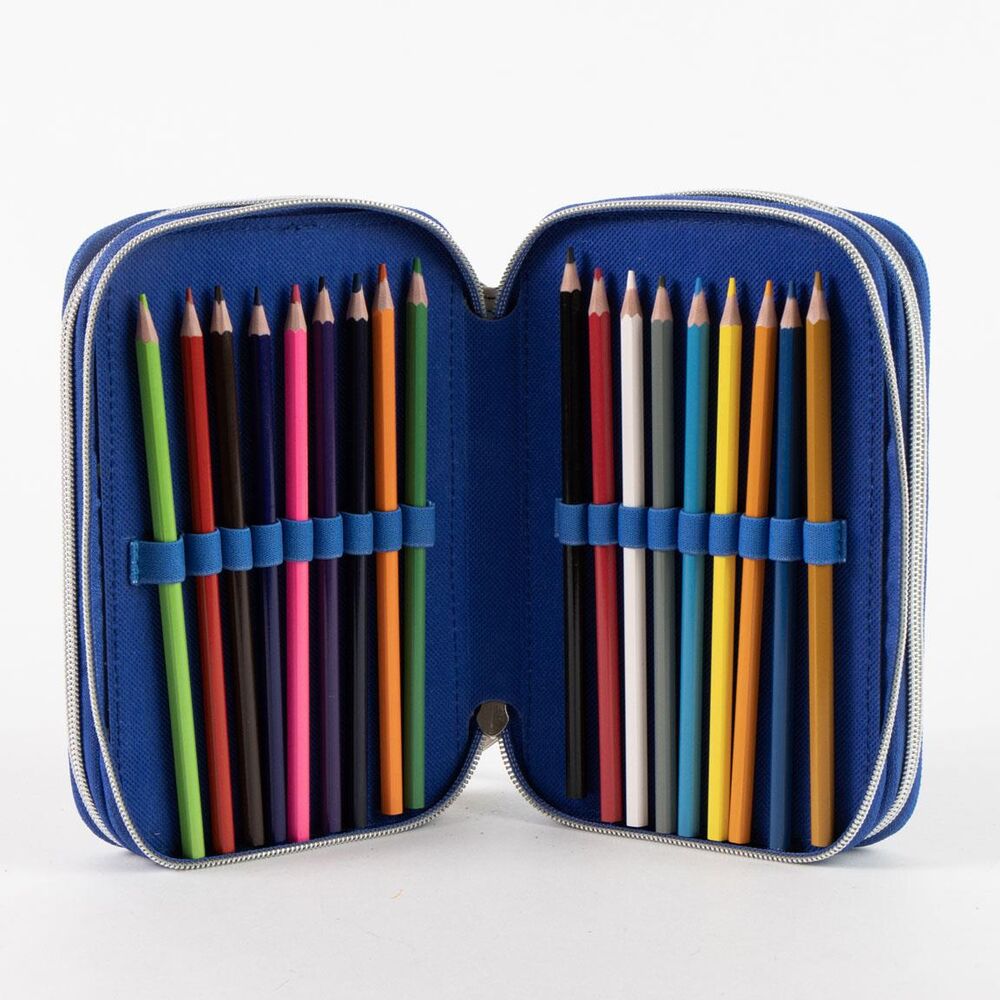 Sonic the Hedgehog triple pencil case