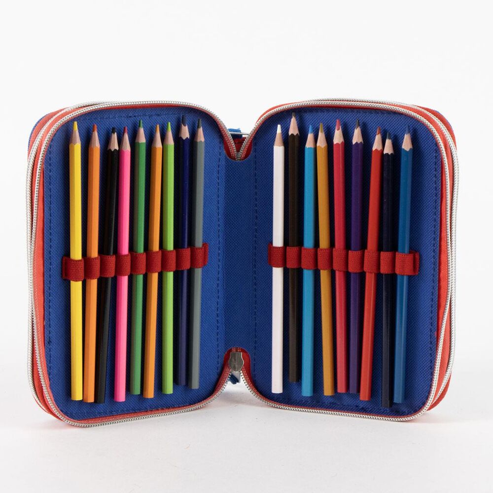 Spiderman Marvel triple pencil case