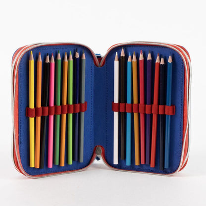 Spiderman Marvel triple pencil case