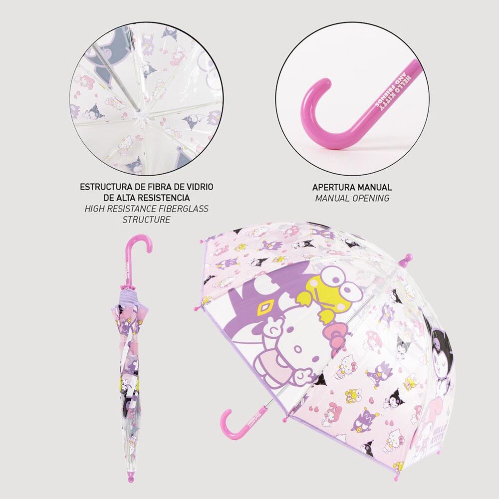 POE Hello Kitty and Friends manual umbrella