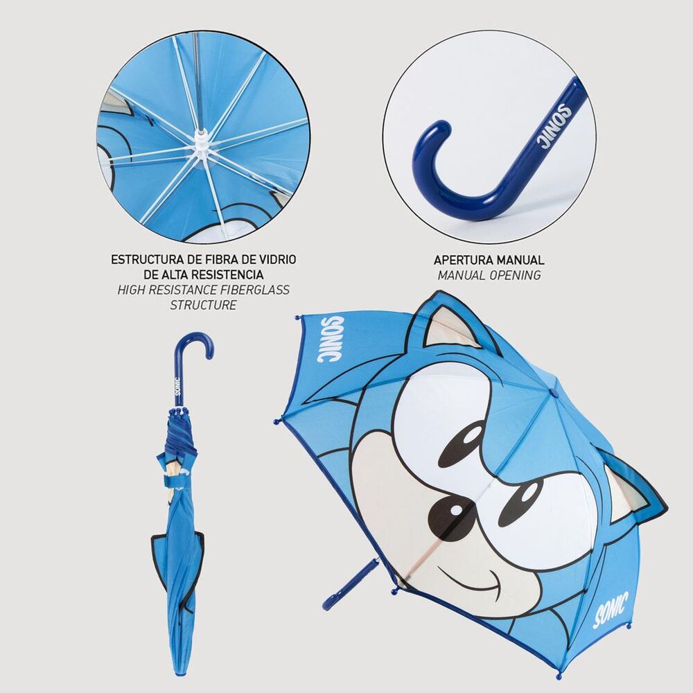 Sonic the Hedgehog Manual Umbrella