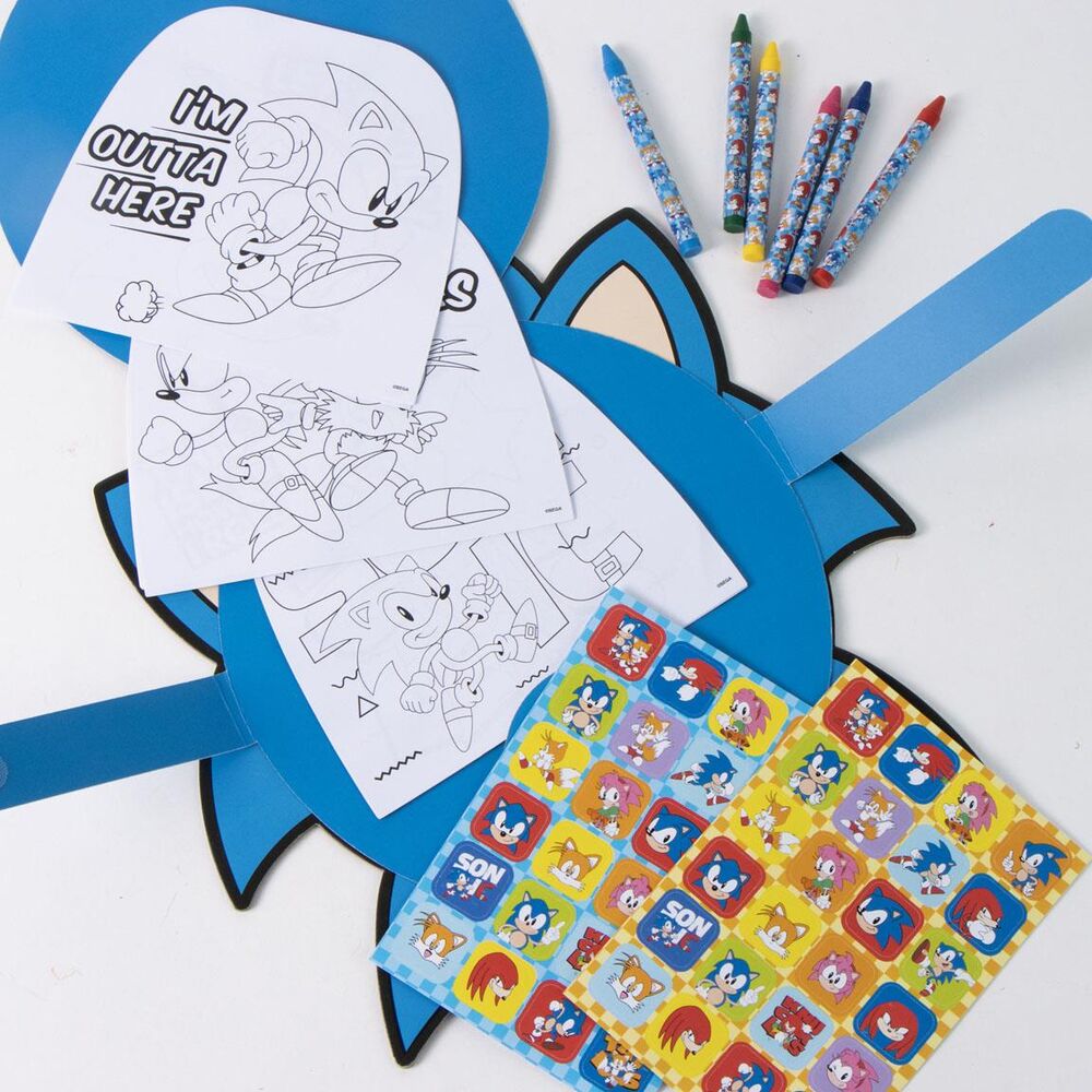 Sonic the Hedgehog coloring activity album