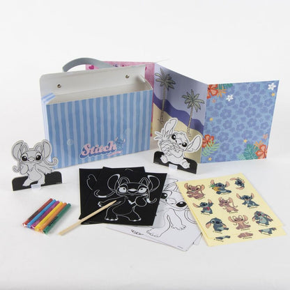 Set de bolsas para colorear de Stitch de Disney