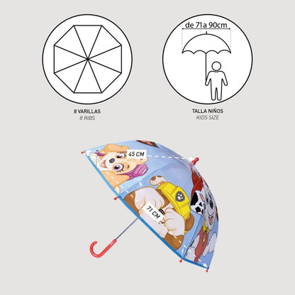 Parasol ręczny Psi Patrol Bubble 45 cm