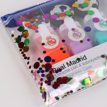 Real Madrid 4er Set Textmarker (sortiert)