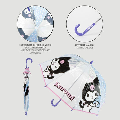 POE Kuromi Hello Kitty manual umbrella