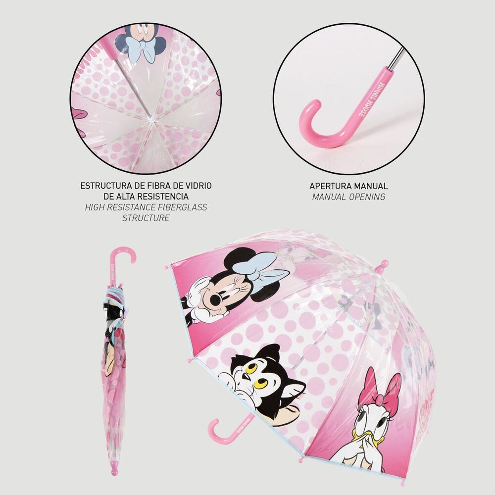 Guarda chuva manual POE Minnie e Amigos Disney