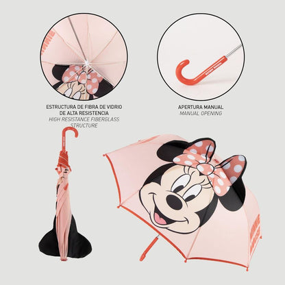 Minnie Mouse Disney Manual Umbrella