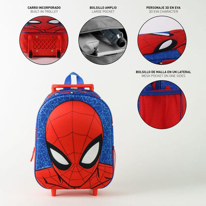 Trolley 3D di Spiderman Marvel 30 cm
