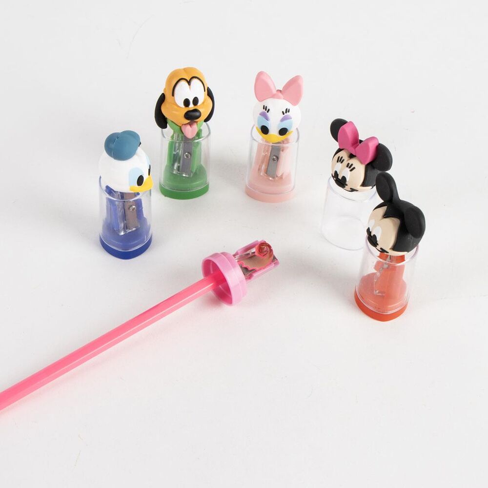 Disney container pencil sharpener assortment