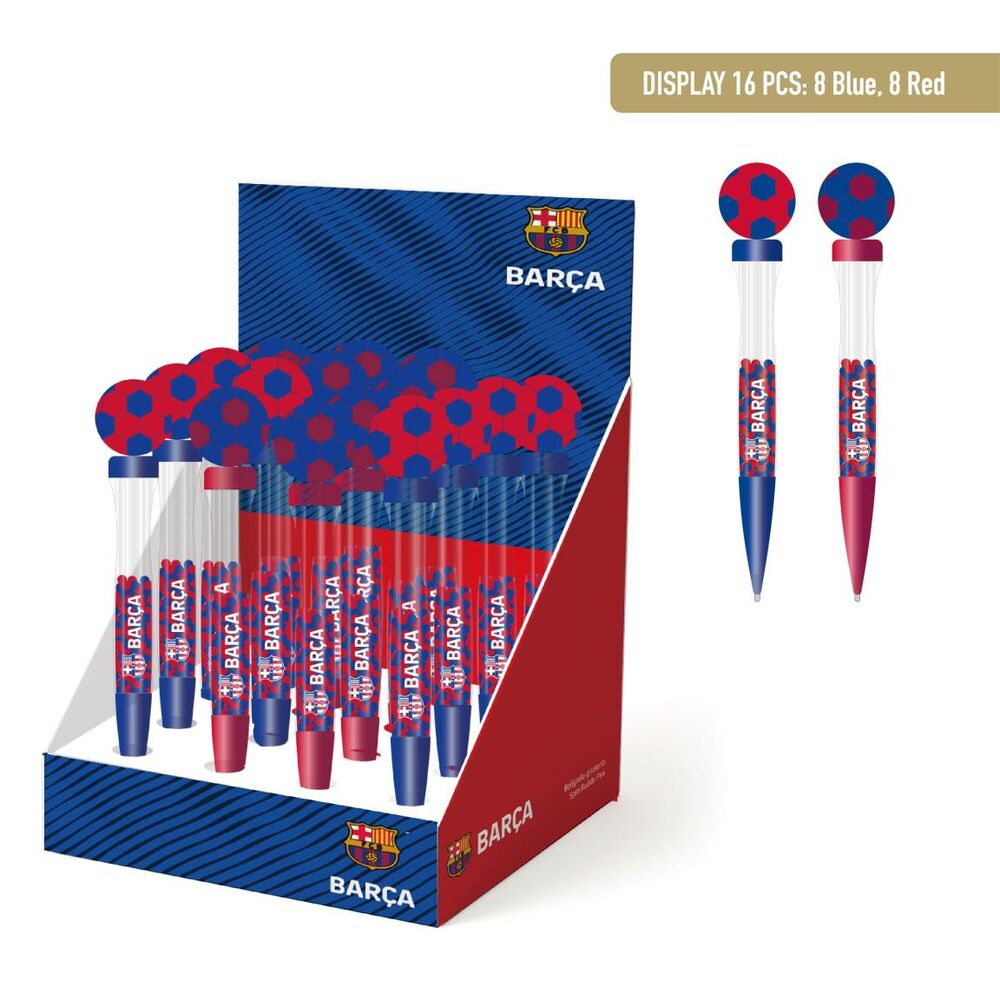 assorted fc barcelona swivel pen