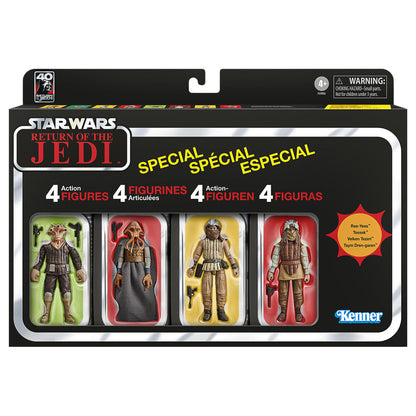 set of 4 figures return of the jedi star wars 10cm