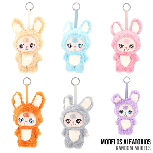 kawaii bunny suit baozao 20cm plush keychain doll (assorted)