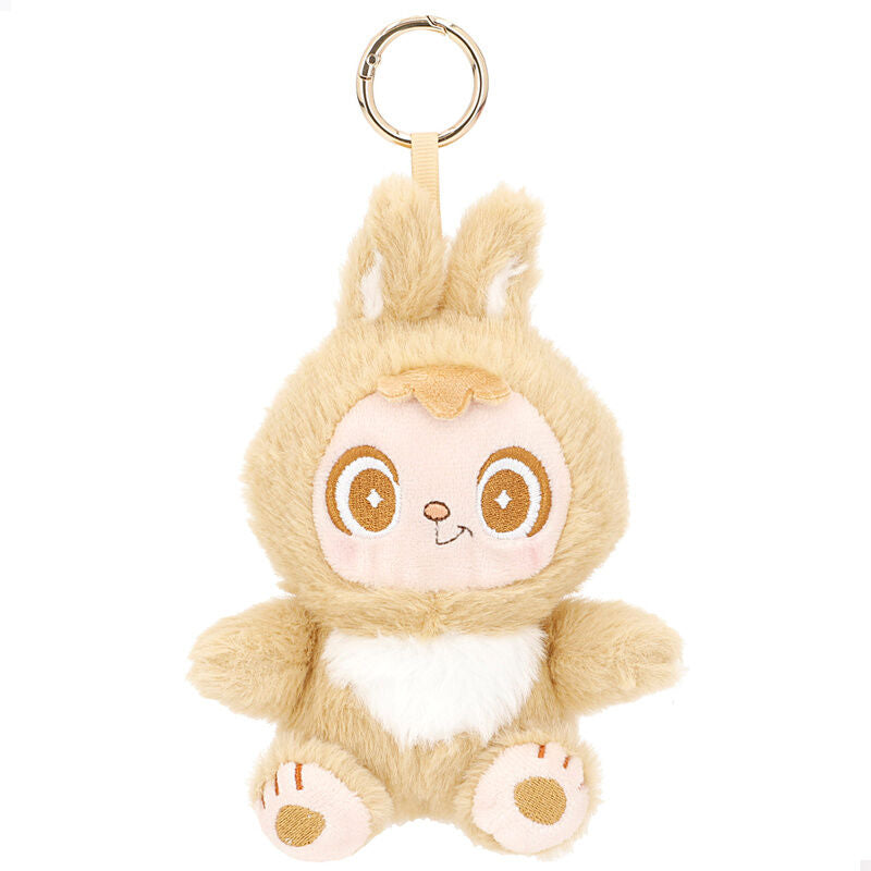 Chaveiro de pelúcia Kawaii Bunny Hen Hao de 12 cm (cores sortidas)