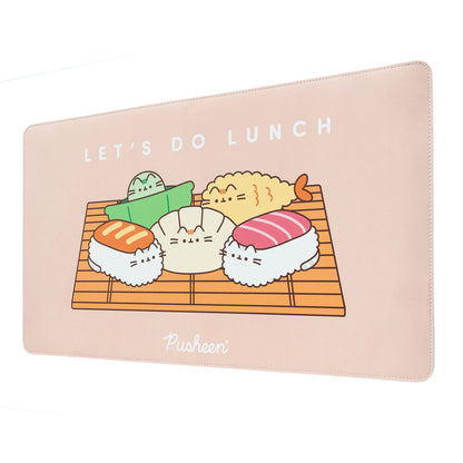 pusheen sushi roll gaming mouse pad