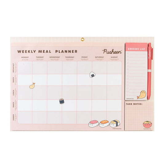 magnetic meal planner sushi roll pusheen