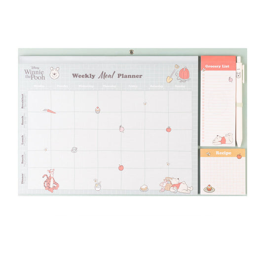disney winnie the pooh magnetic meal planner