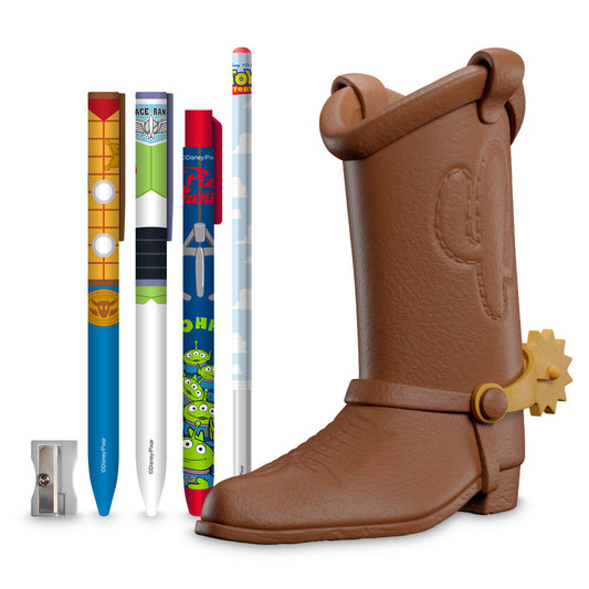 Writing set + pencil holder Woody Boot Toy Story Disney Pixar