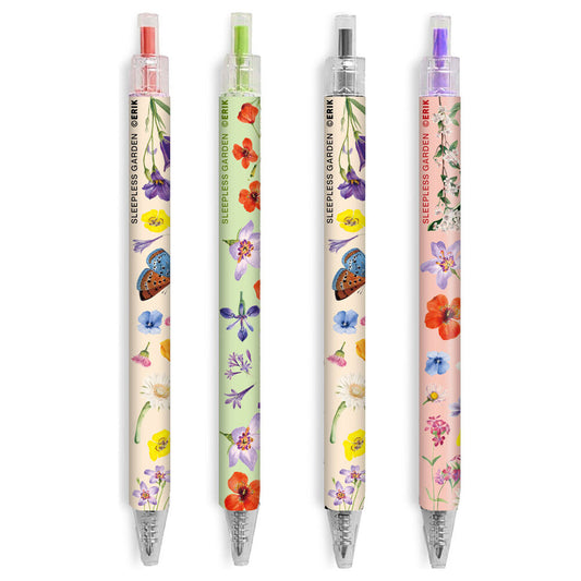 set of 4 sleepless garden pens